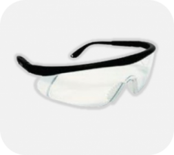 แว่นตานิรภัยเลนส์ใส ขาปรับสั้นยาวขึ้นลงได้