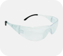 แว่นตานิรภัยเลนส์ใส น้ำหนักเบา กันฝ้าได้